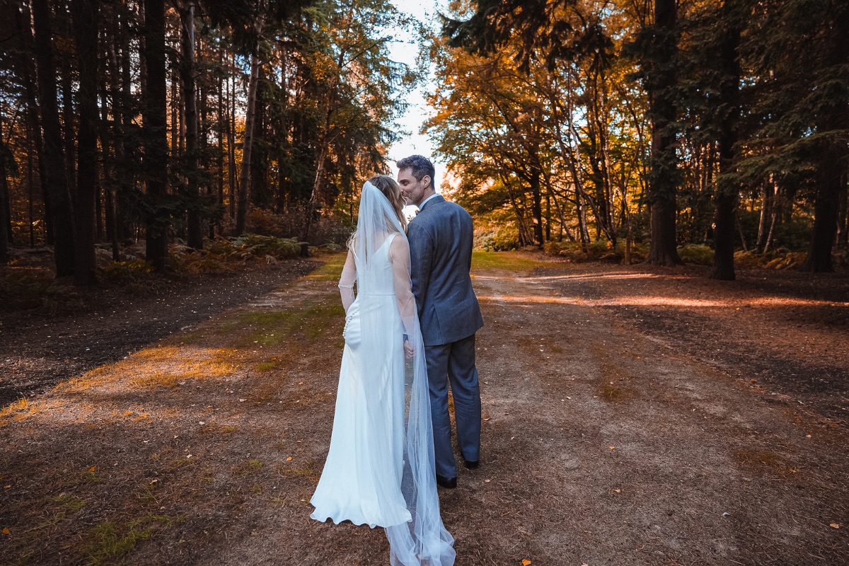 Forest Wedding Couple Shots.