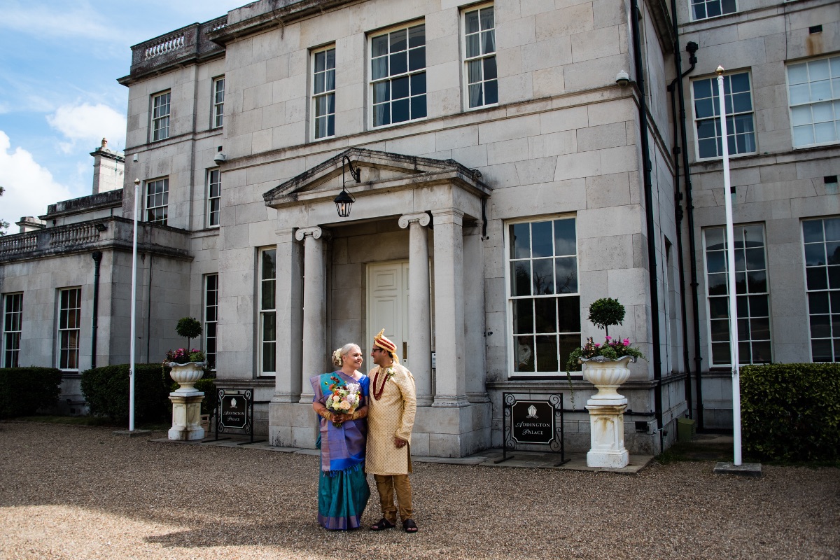 Outside Wedding Venue Addington Palace 