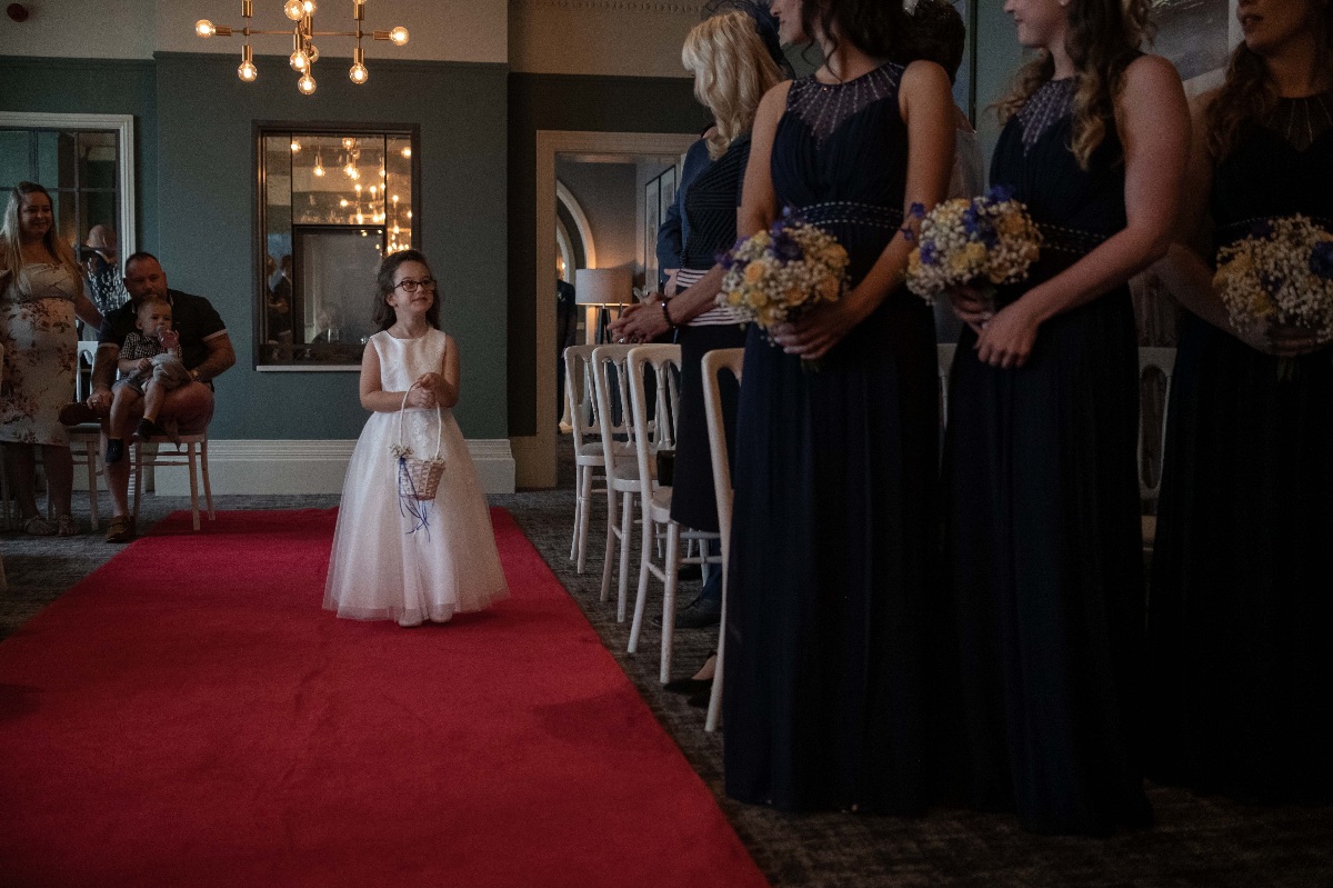 Cute flower girl