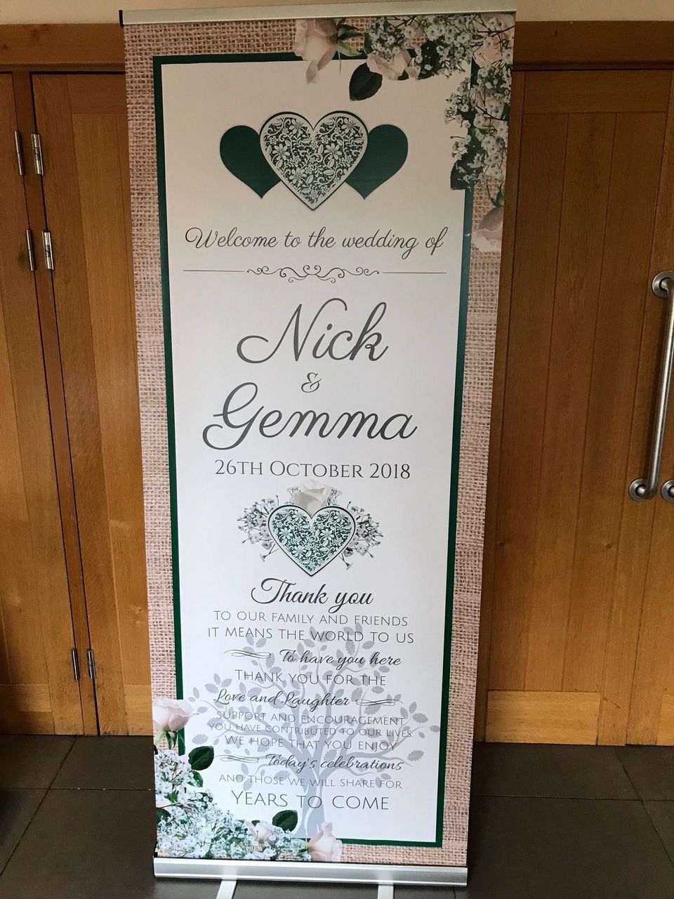 Real Wedding Image for Gemma & Nick