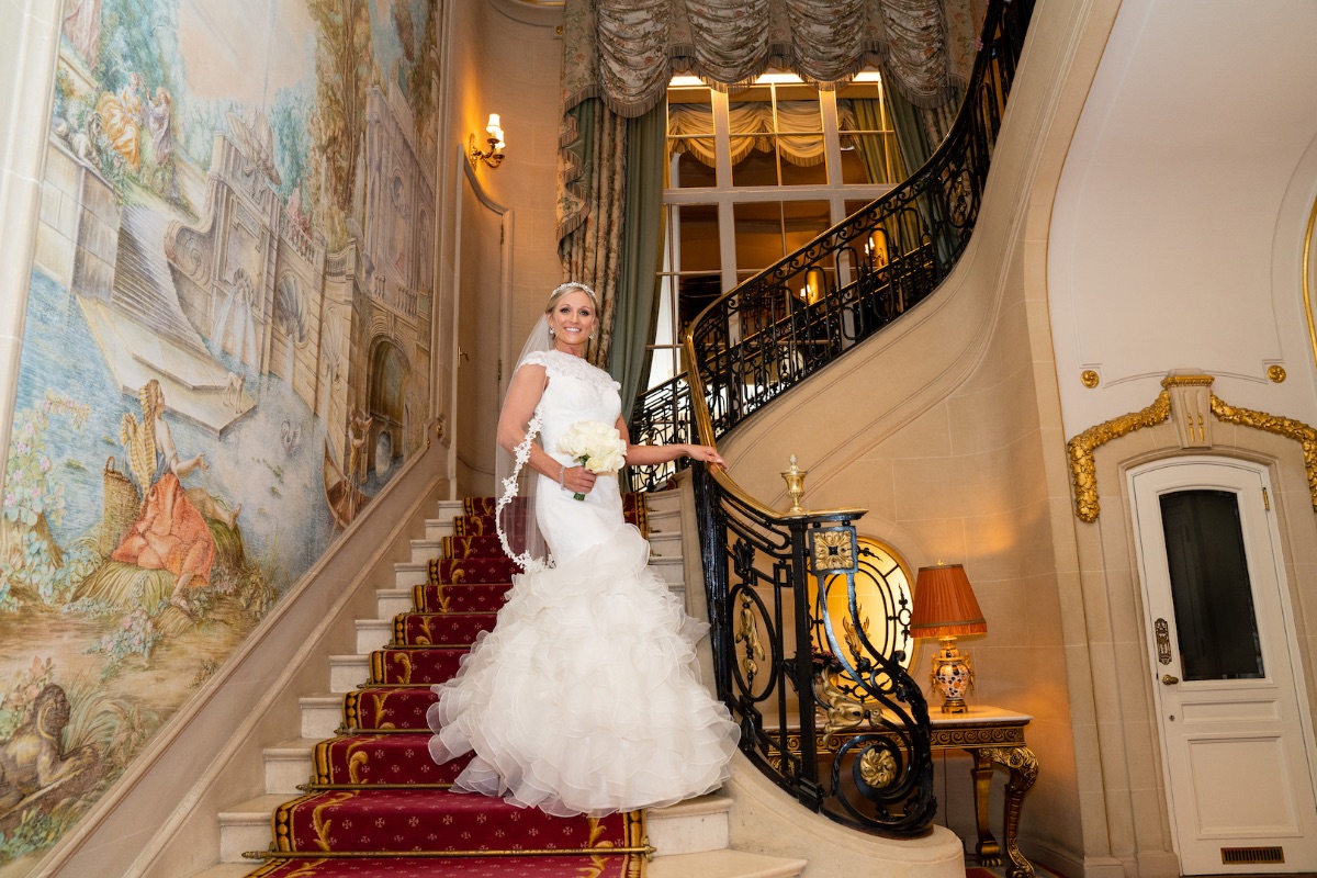 A quick shot of the grand stair case in the Ritz London.