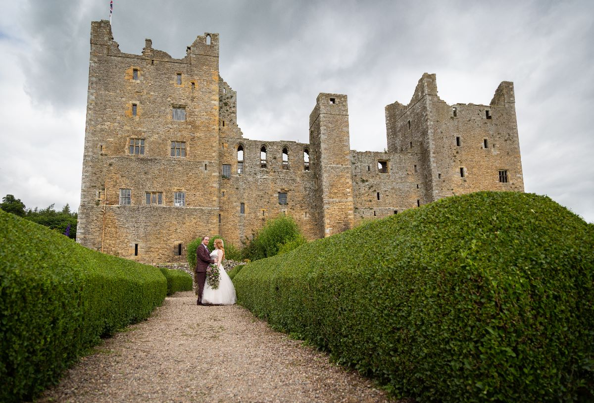 Lily and Piers' wedding at Bolton Castle