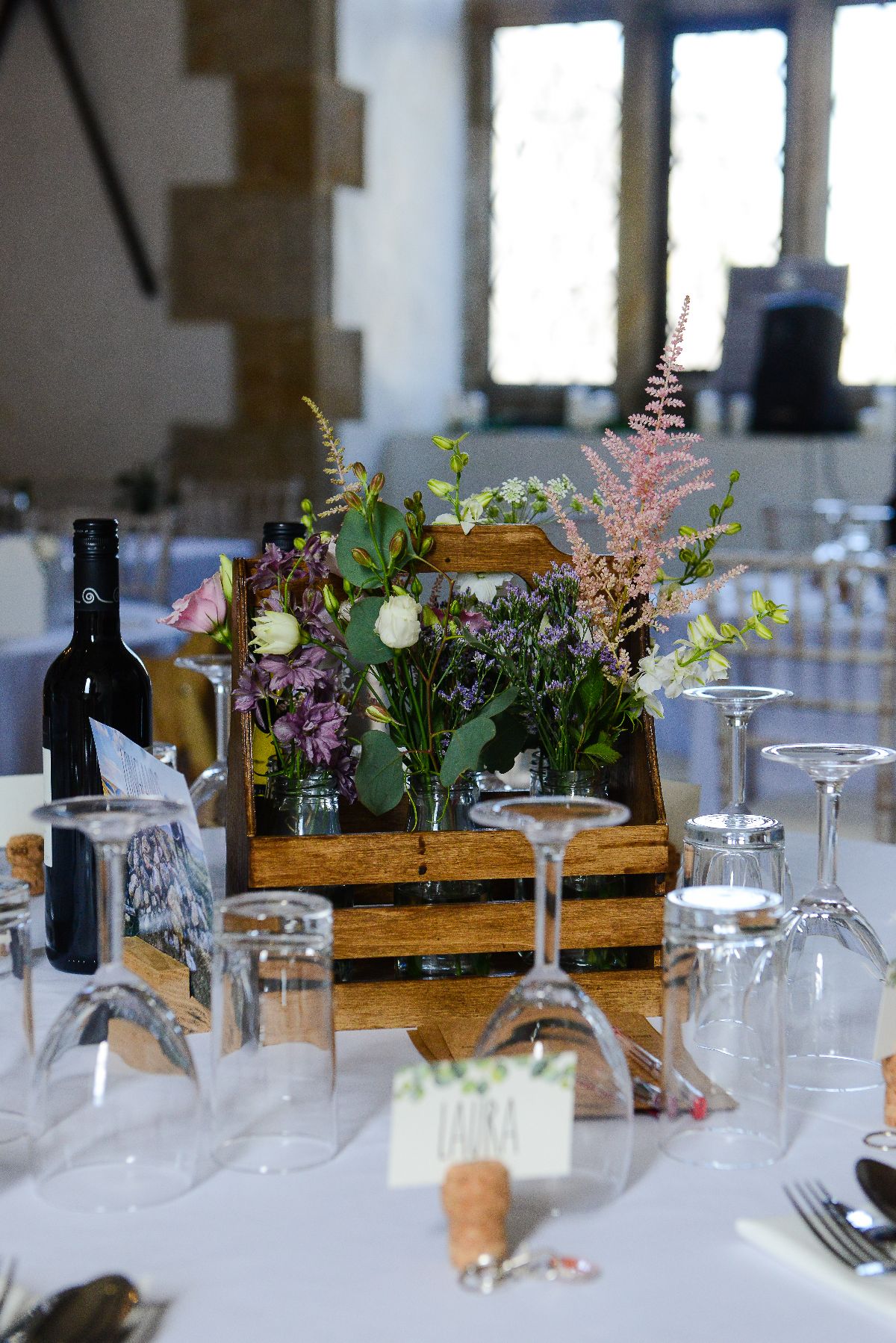 Stunning table arrangements