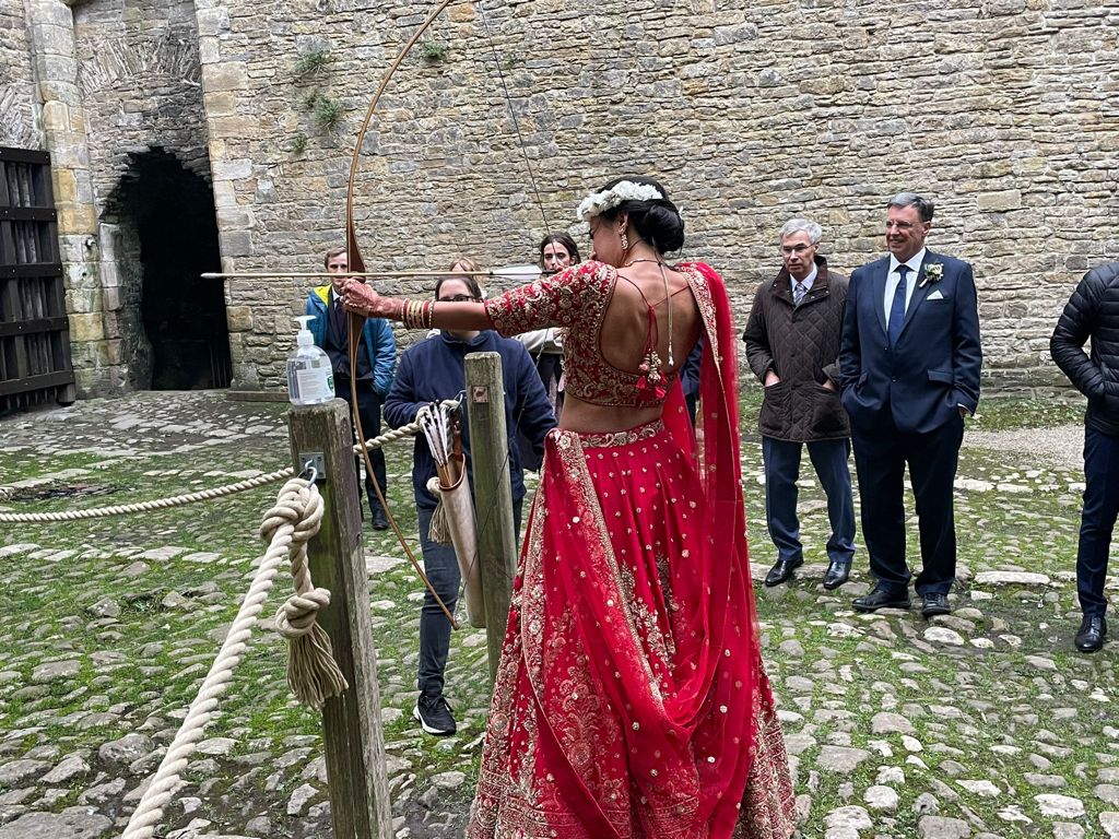 Archery in the Courtyard