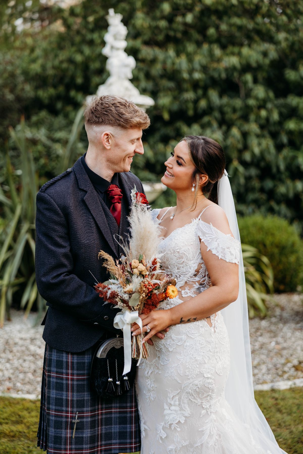 The happy couple