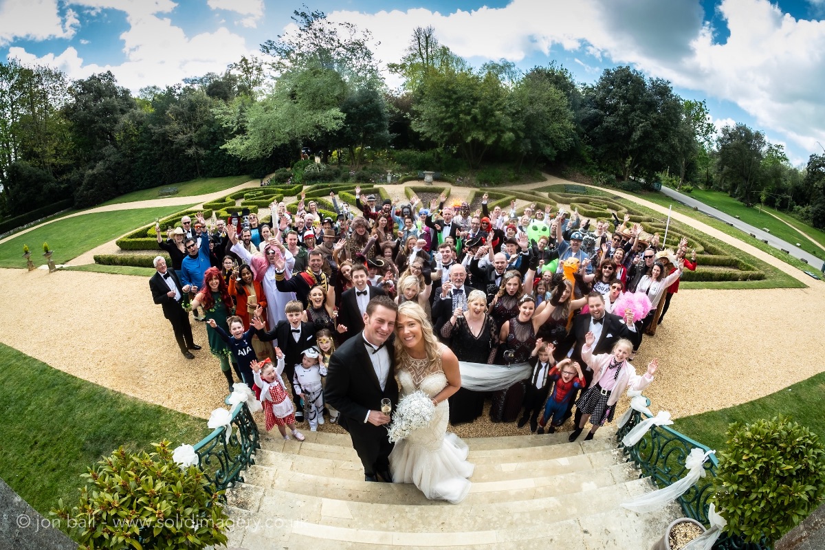 The fancy dressed wedding of a lifetime