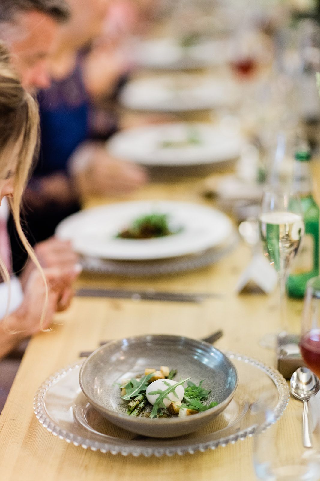 Wedding breakfast developed by The Biscuit Factory chefs