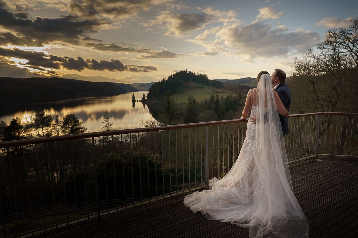 Real Wedding Image for Becky and David`