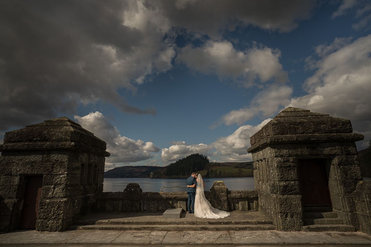 Real Wedding Image for Becky and David`