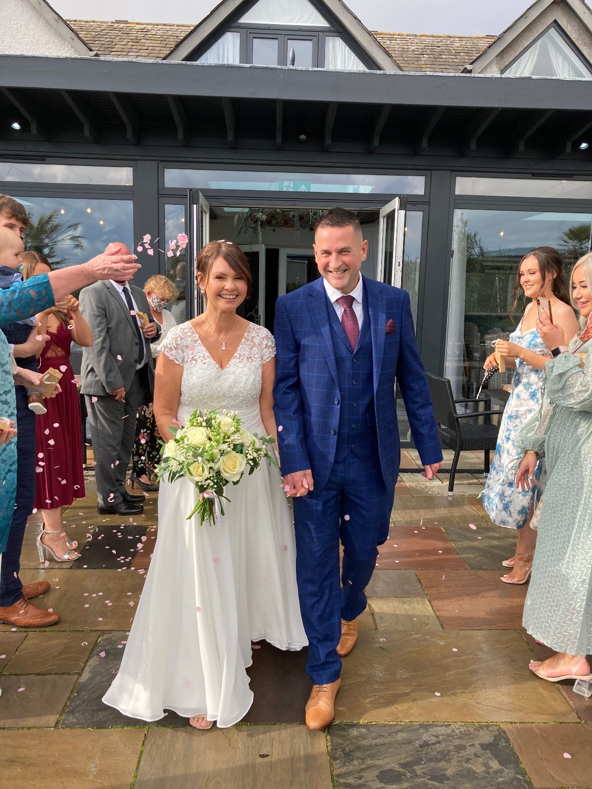 The happy couple