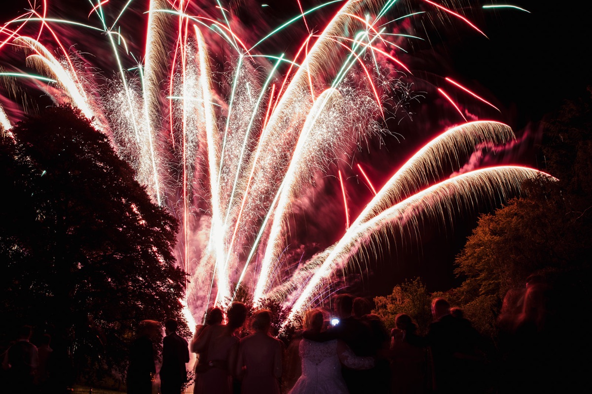 You cannot beat fireworks to finish off your celebrations
