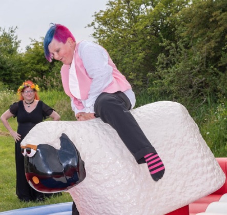 My husband and I both have welsh parents, so we thought it a laugh to get a sheep instead of a bull. The guy that provided and ran this was absolutely lovely. The whole thing besides a deposit was paid in cash on the day and it was a really fair price! 
Stuart Mole Photography