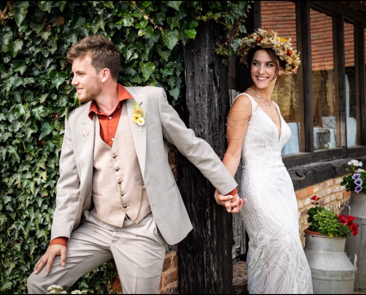 We were rushed and pushed together for this moment, hurried by stressed family members and forced to stand for the photo for ages. Although I wasn’t fussed about taking a photo like this, it actually really helped to be able to hold my partners hand and share a few words together. It was more of a comfort than a stress in the end. Julie Herbert Adams Photography