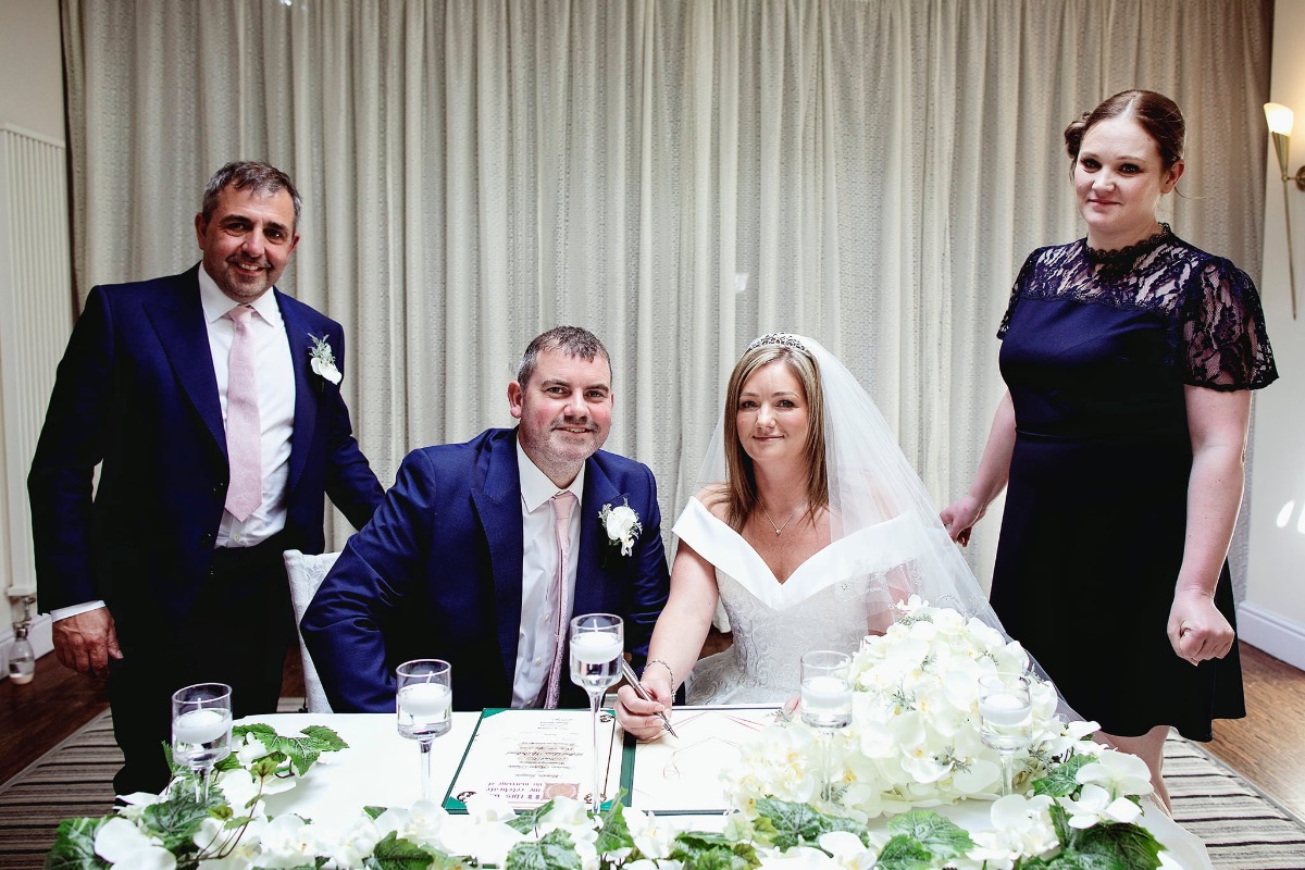 Real Wedding Image for Mr &amp; Mrs Davies & Mr &amp; Mrs Davies