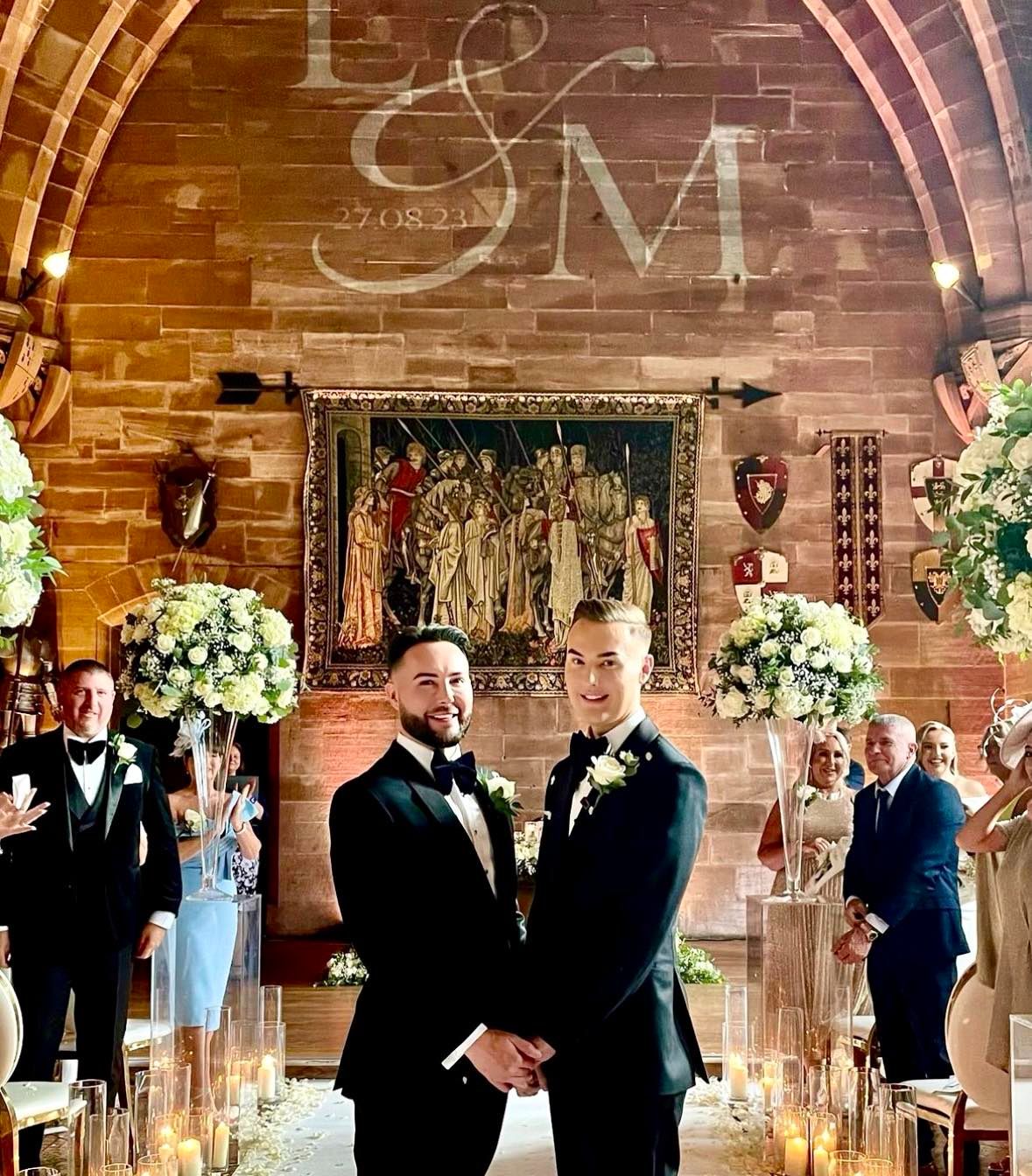 Real Wedding Image for Matthew & Lewis