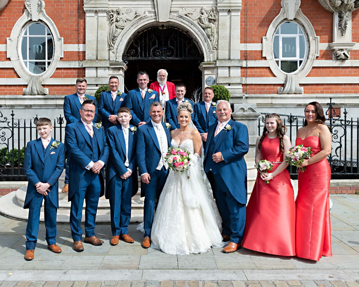 Group photography with some of the guests