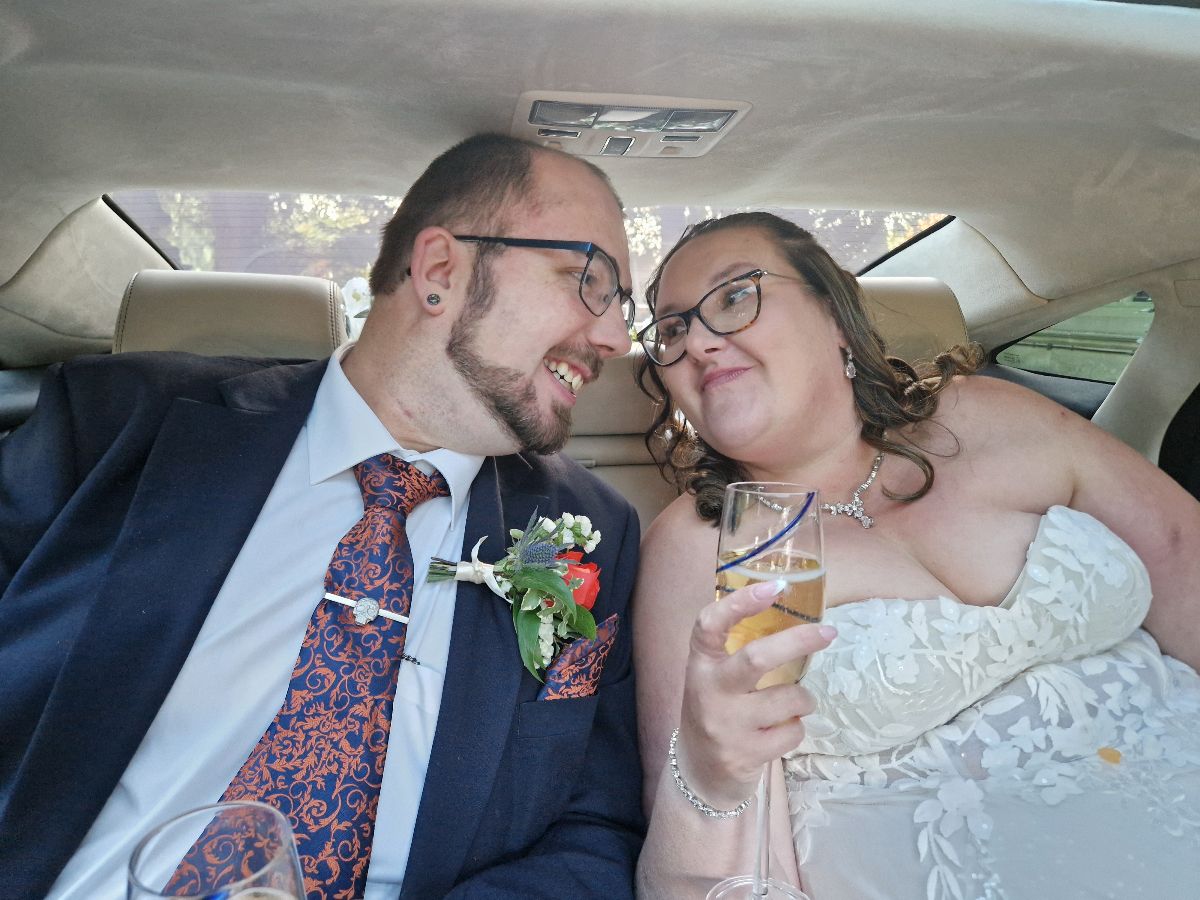 Champagne to celebrate the wonderful occasion.