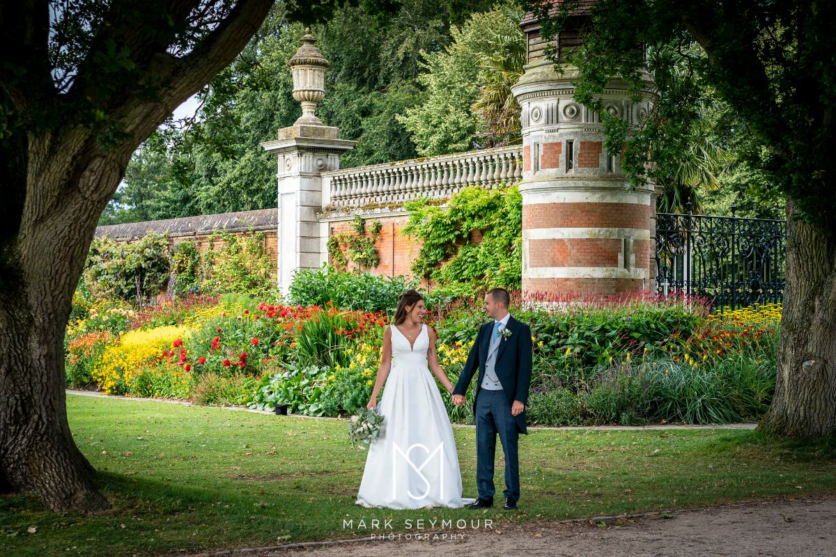 Bride and Groom at Cliveden House
