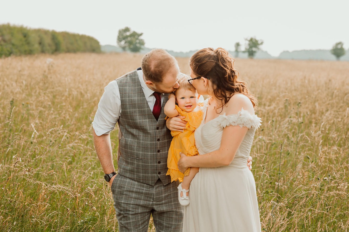 A family shot just after I Do! 