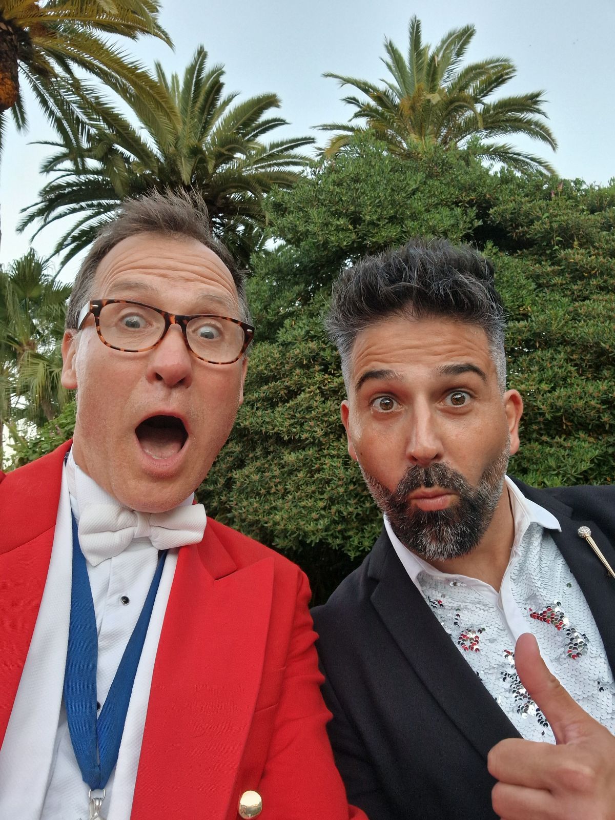 Magician and Violinst Germanvilar - Great fun - we had a a riot working together. 