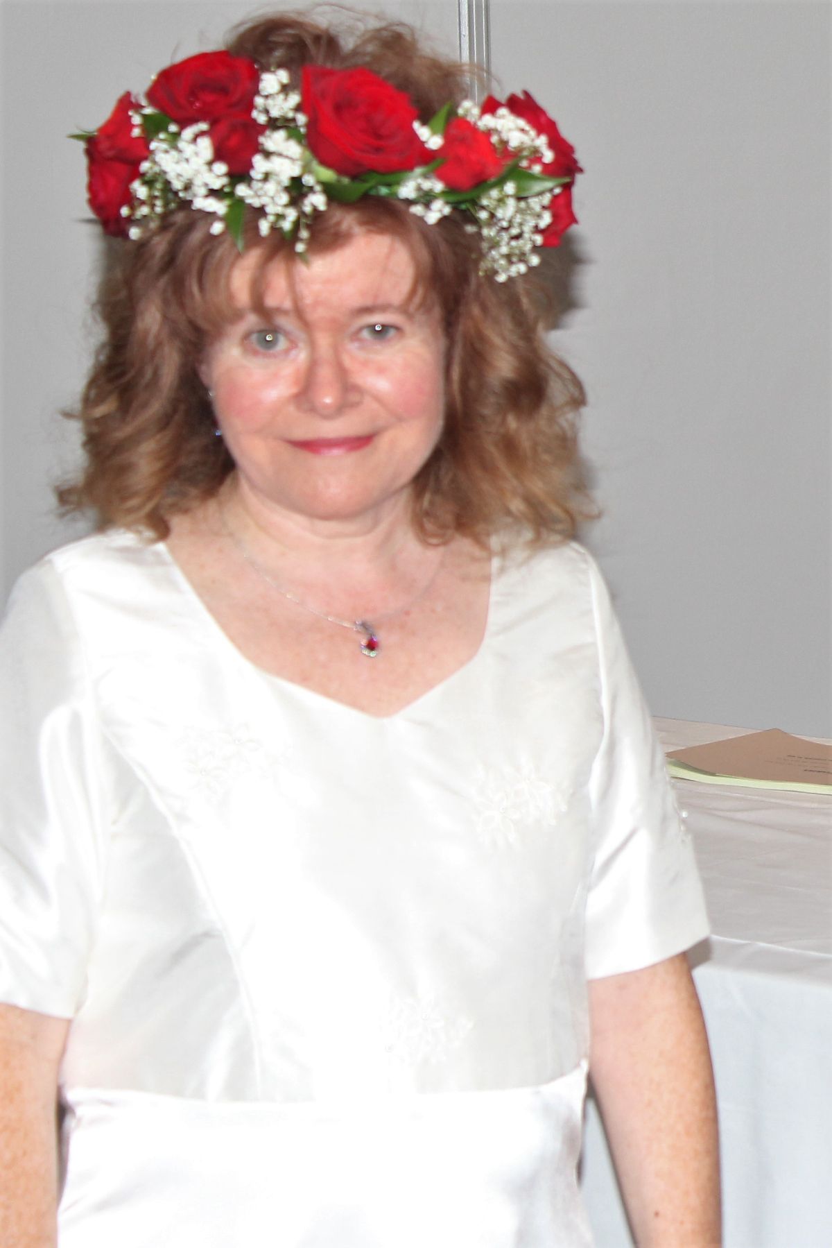 Anita's wedding dress