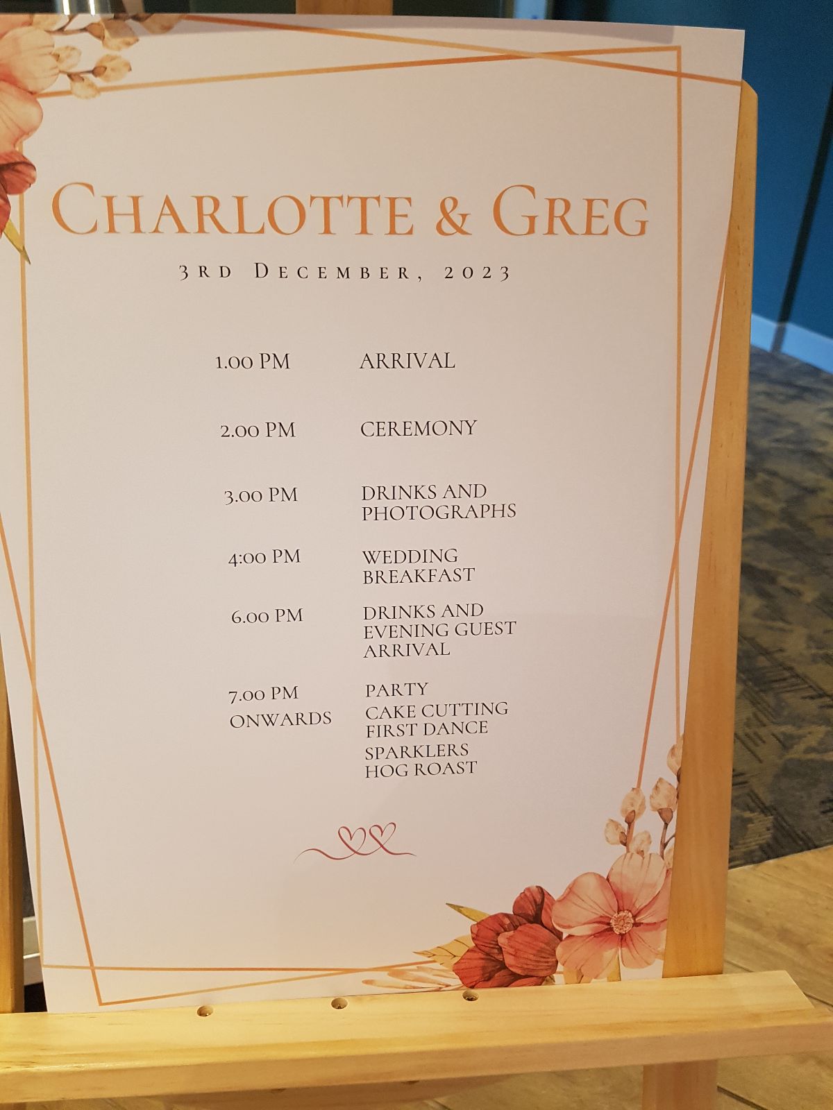 Real Wedding Image for Charlotte & Greg