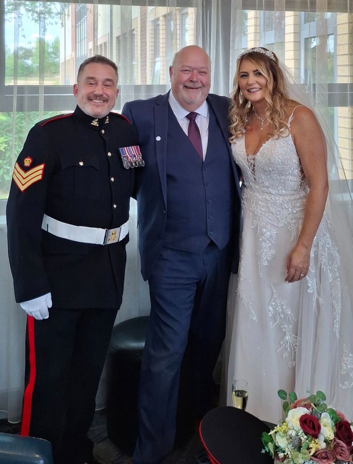 Real Wedding Image for Claire & Chris