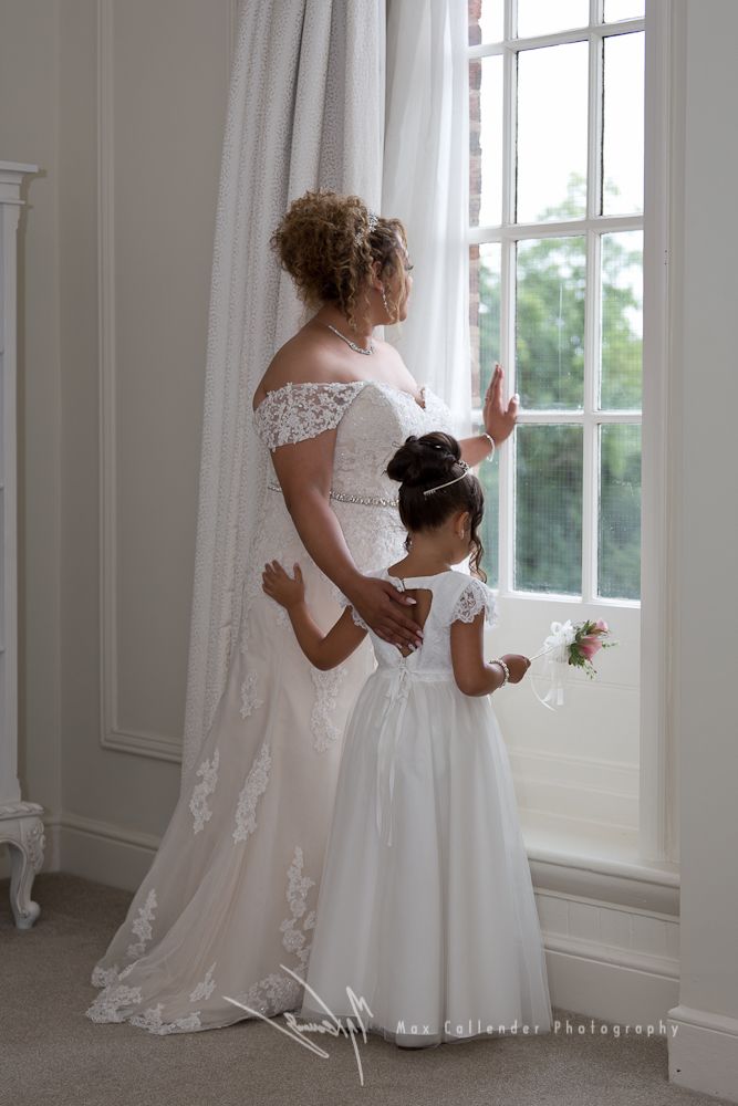 The Bride & Flower Girl