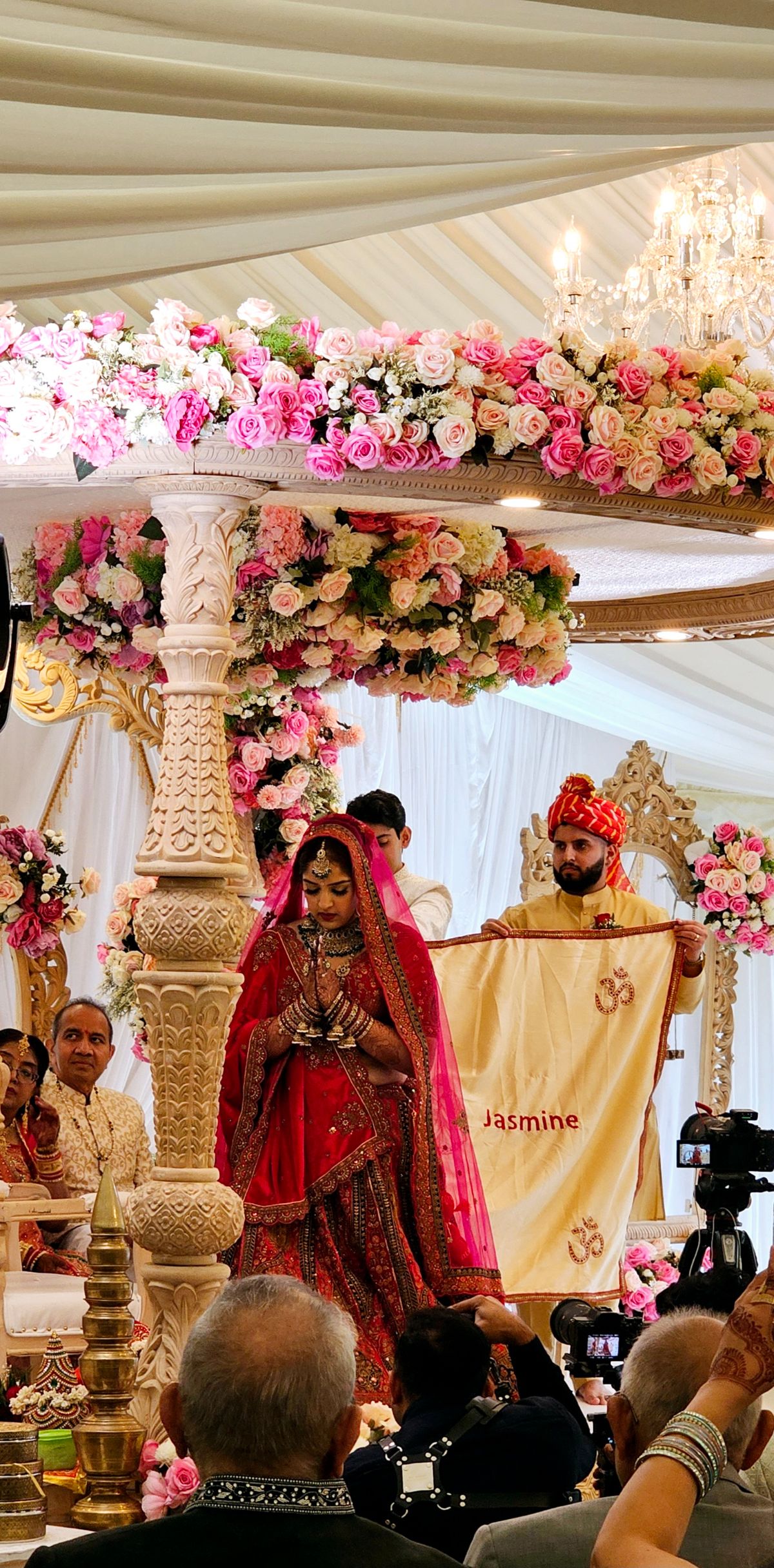 The beautiful Ceremony in the Mandap