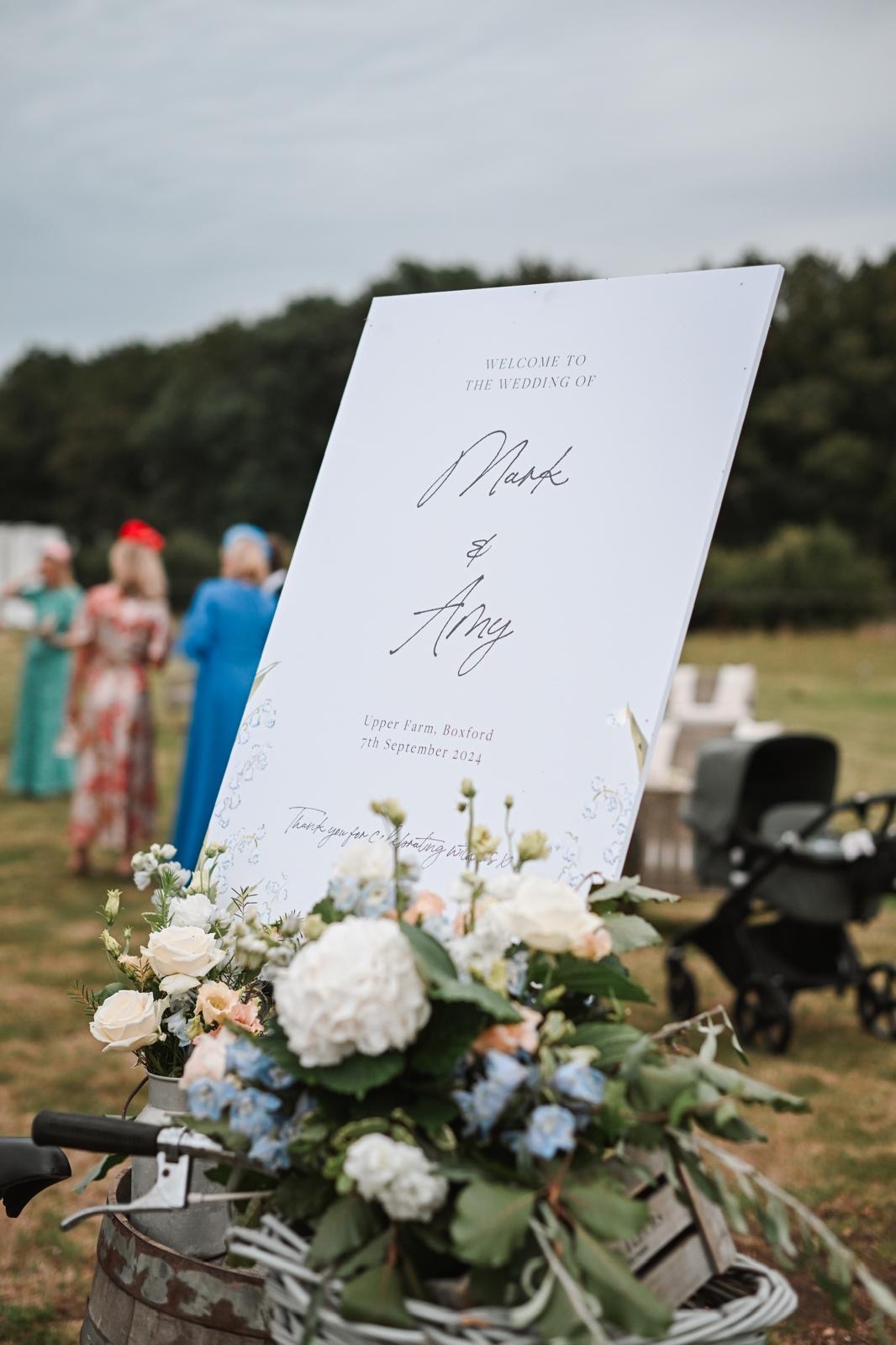 Racing stable marquee wedding 