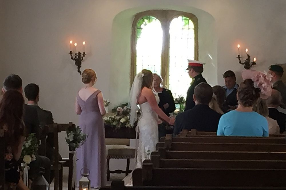 During the ceremony.