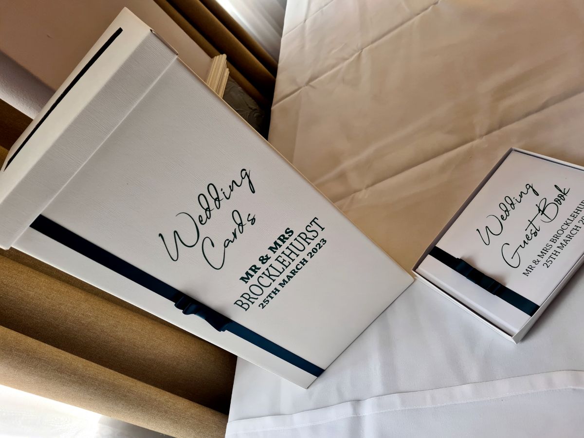 Wedding Card Post Box & Guest Book in Moderna Range