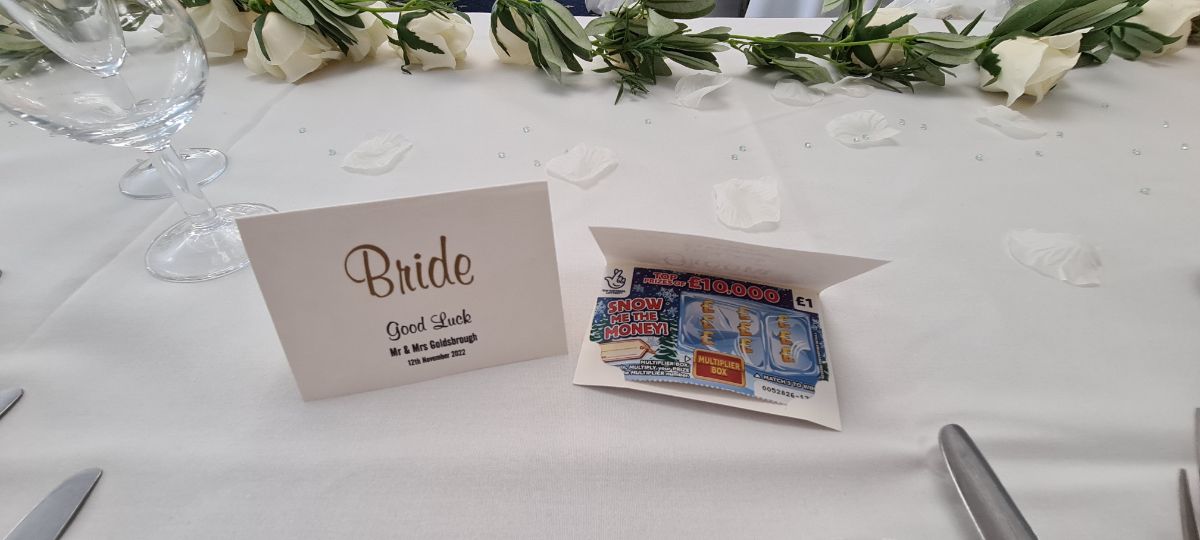 Vinyl Lotto Name Cards