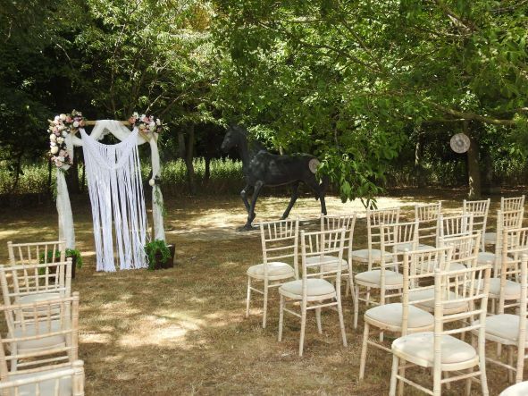 What a lovely ceremony space 