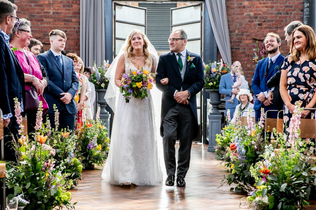 Walking down the aisle