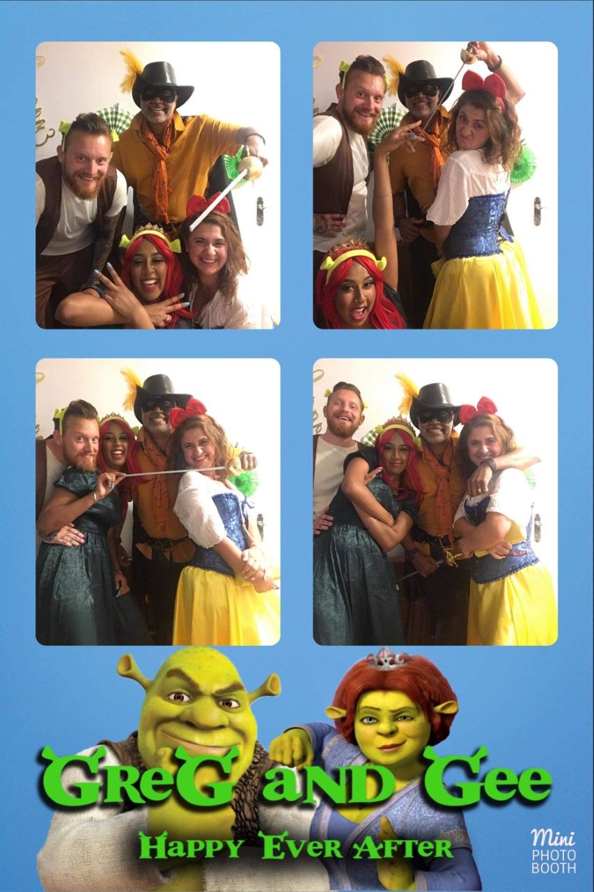 Disney themed fancy dress engagement party.
