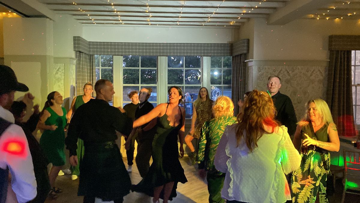 Donna and Andy Wedding at the stairs arms hotel with Mobile Sounds Wedding Disco 2022
