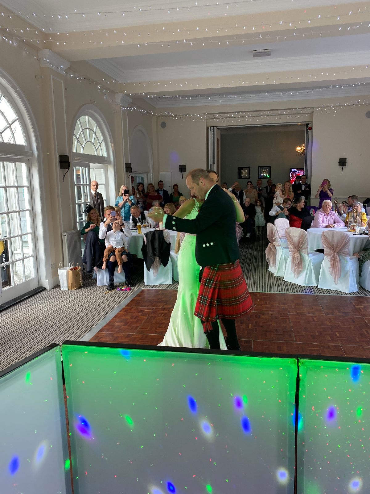 Barony Castle Hotel with Trevor and Cheryl Wedding and Mobile Sounds Wedding Disco 2022  