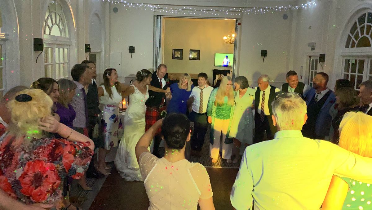 Barony Castle Hotel with Trevor and Cheryl Wedding and Mobile Sounds Wedding Disco 2022  