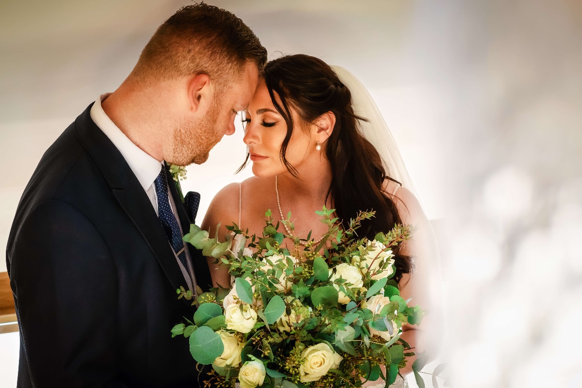 The Farmhouse at Redcoats is everything you need for a barn wedding.  This couple had the most perfect day