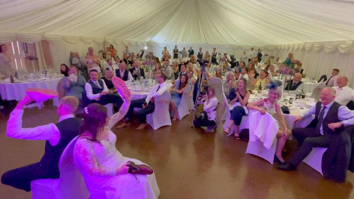 A game of "Mr and Mrs" for the new Mr and Mrs Rose