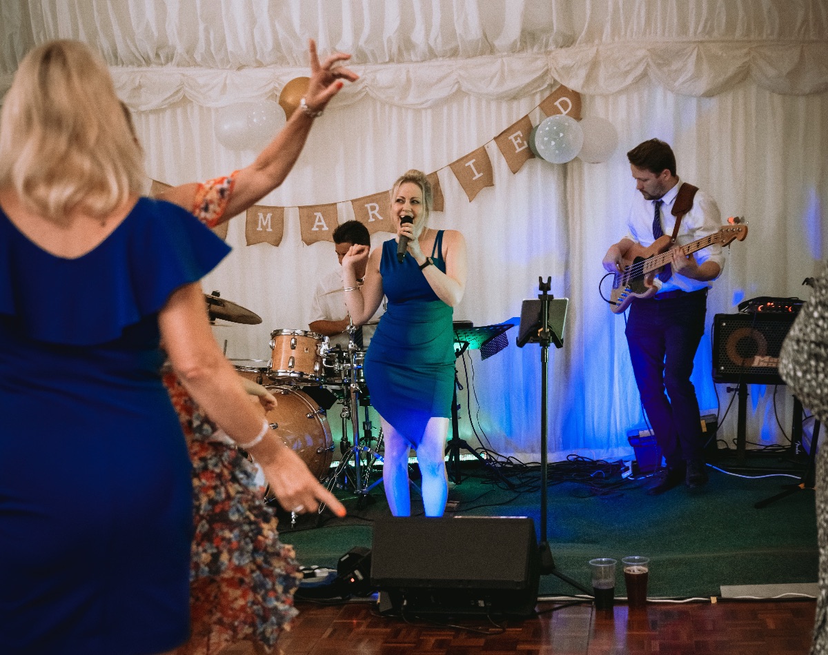 The dance floor just starting to get going!