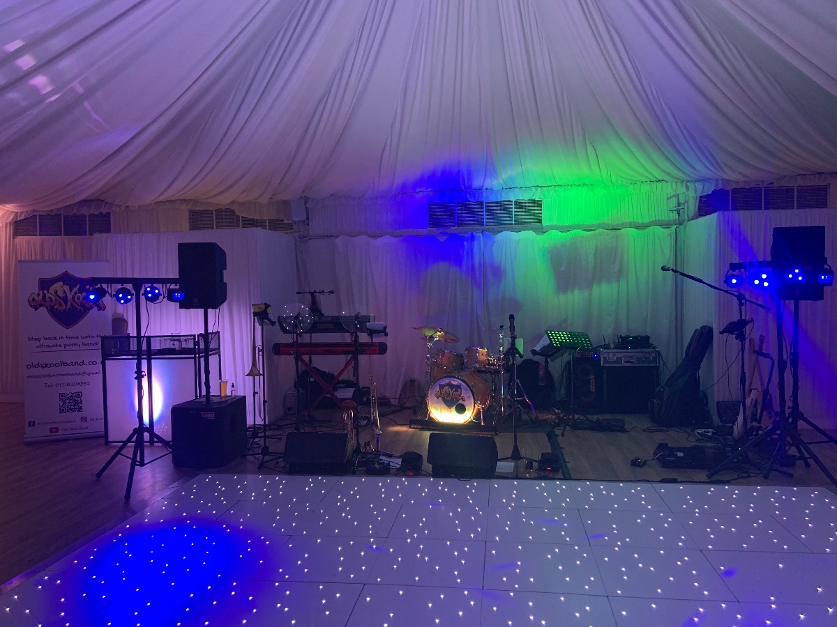 Set up & ready to go with our full band and DJ package.