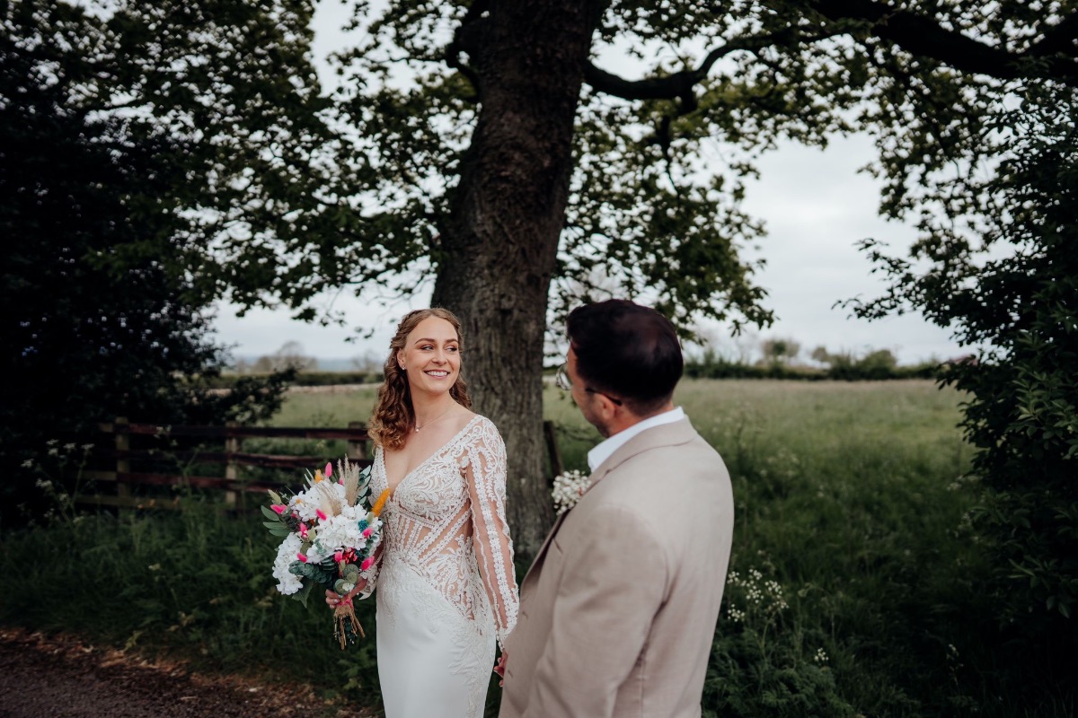 Real Wedding Image for Ellie  & David 
