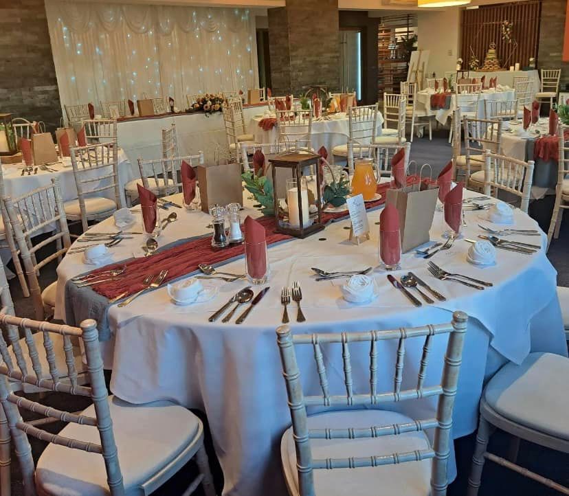 Our lovely Broadstreet Restaurant set up for the wedding breakfast