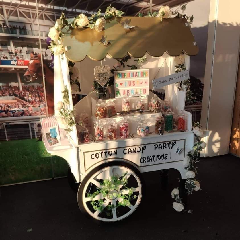 Our beautiful candy cart