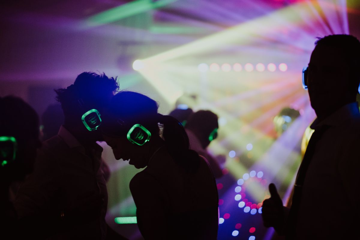 Silent disco party