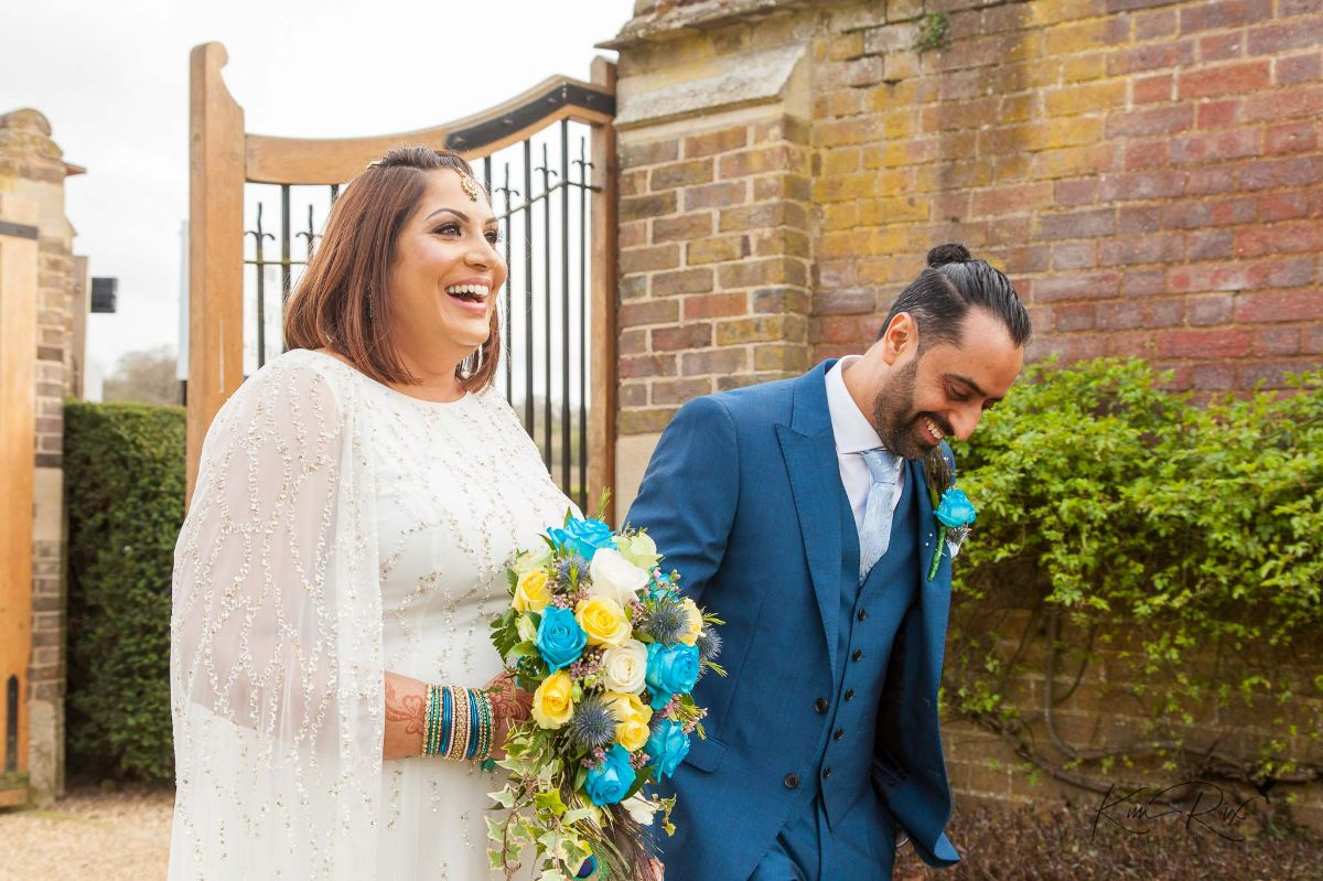 Anouska and Kawal take a private moment in between celebrations.