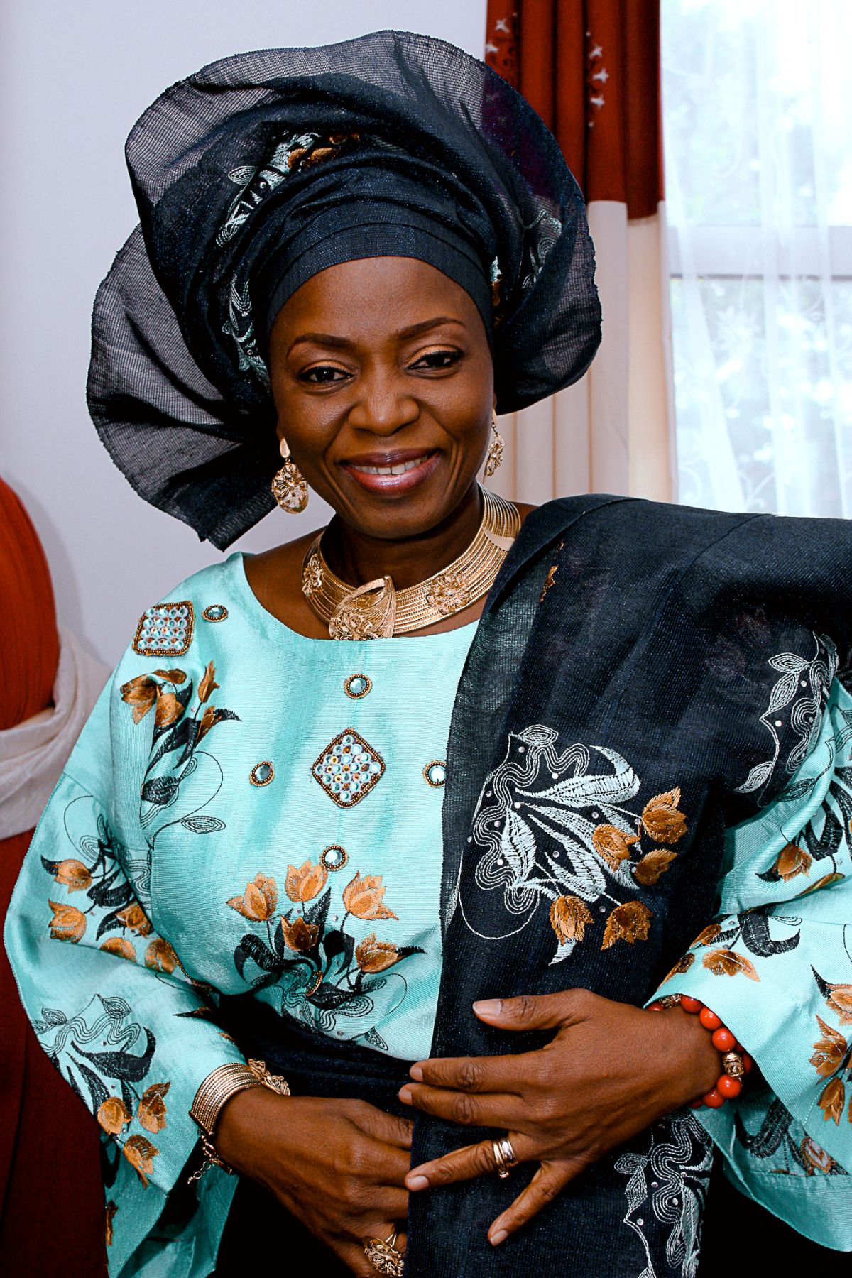 Portrait of Mother of Royal Nigerian Bride