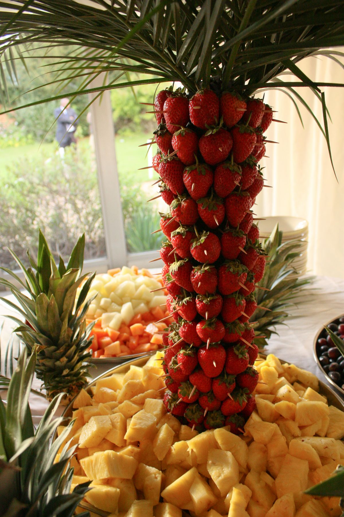 Strawberries and Mango for wedding guests